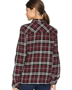 Volcom Plaid About You Long Sleeve Women's